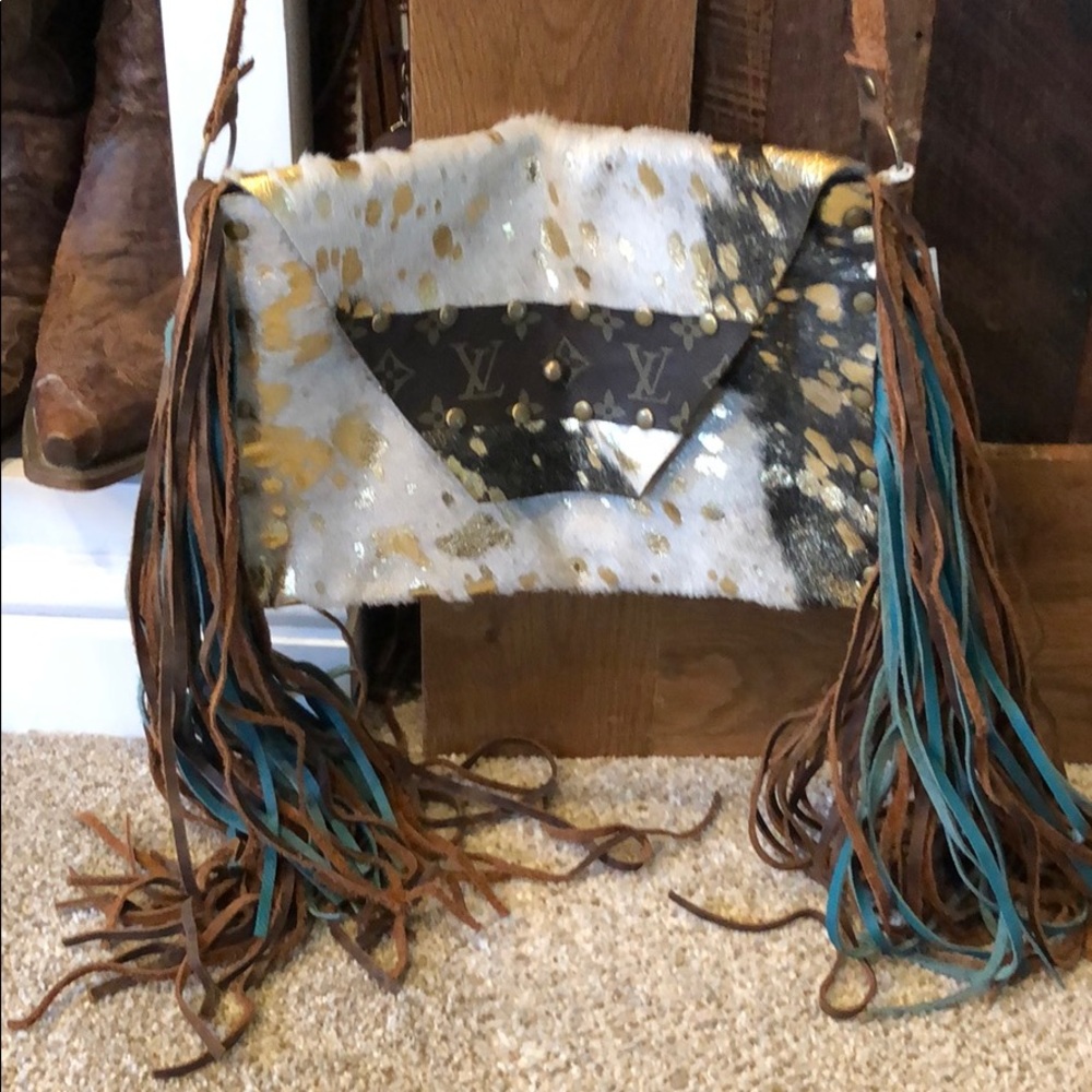 Keep It Gypsy Gold Acid Wash Purse💋NWT